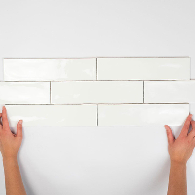 Cifre Ceramica Colonial wandtegel - 7.5x30cm - Rechthoek - 8.6mm - White glans