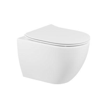 QeramiQ Fortune Slim toiletzitting met softclose en quickrelease mat wit OUTLET