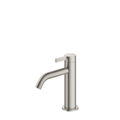 Hotbath Ace Wastafelmengkraan - laag - opbouw - zonder waste - Geborsteld Nikkel