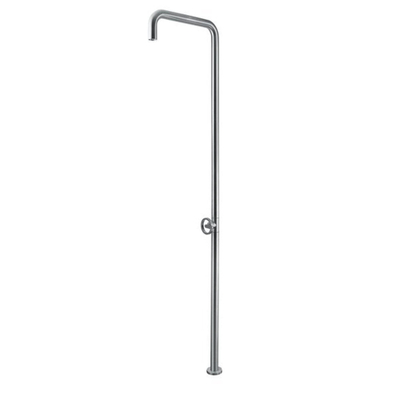 Plieger Napoli buitendouche - 210cm - geborsteld RVS