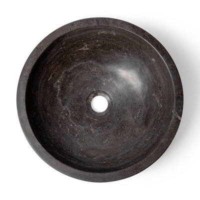 Wiesbaden Raw waskom rond 40x12 cm hardsteen gezoet