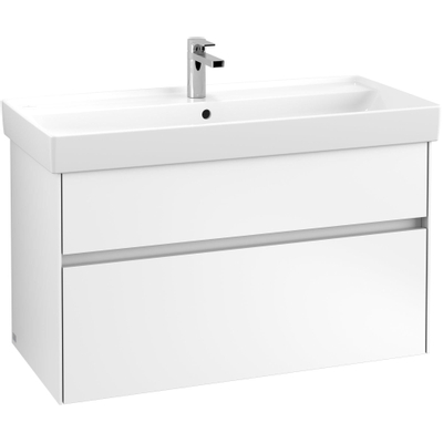 Villeroy & Boch Collaro wastafelonderkast 95.4x54.6cm 2 lades White matt