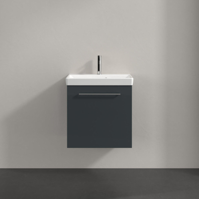 Villeroy & Boch Avento onderkast wastafel 53x51cm deur li crystal grey