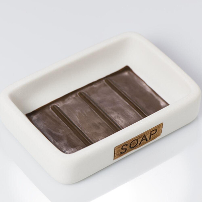 Sealskin Pierra Zeepschaal Polyresin Wit