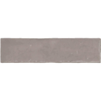 By Goof Moos wandtegel - 6.5x26cm - Taupe glans (bruin)