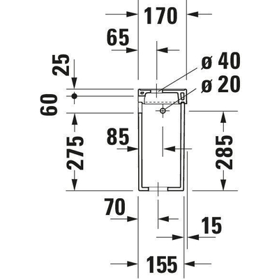 Duravit Serie 1930 Reservoir 42X36X17cm Dual Flush Inclusief Binnenwerk Wit