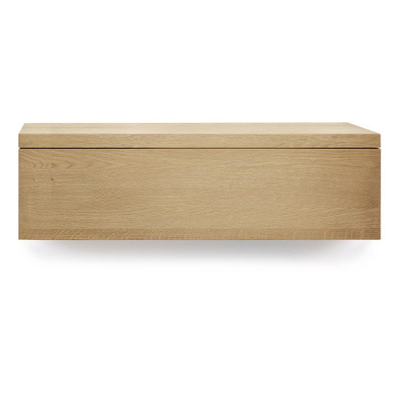 Looox Wood collection Base Block 100x30x40cm 1 lade eiken old grey