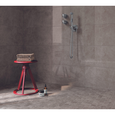 Atlas Concorde Exigo Wandtegel - 30.5x56cm - gerectificeerd - gepolijst Grijs