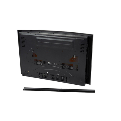 Eurom Valencia Sfeerhaard Wand 2000watt 14.5x88.3x56cm Metaal Glas Zwart