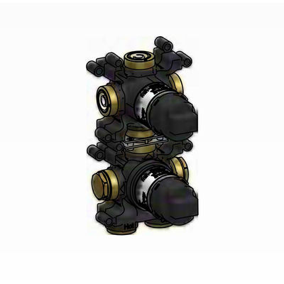 Hotbath inbouwdeel - voor inbouwthermostaat met 3-weg stop omstel