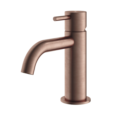 Hotbath Archie Wastafelmengkraan zonder waste BCP Geborsteld Koper PVD