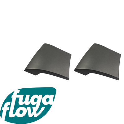 FugaFlow Efficiente Acces badkussen 37x34cm groot model zwart 2 stuks -