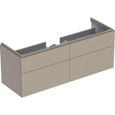 Geberit Xeno2 wastafelonderkast 4 laden 137,4cm greige