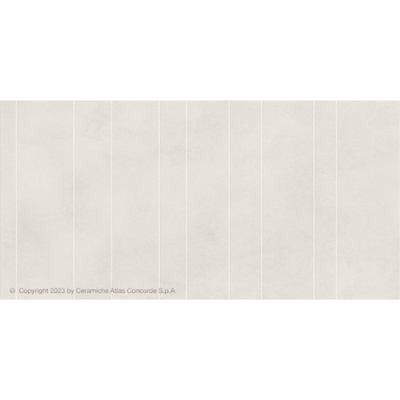 Atlas Concorde Boost Balance Decor-strip - 60x120cm - 9mm - gerectificeerd - Porcellanato - Moon (Wit)