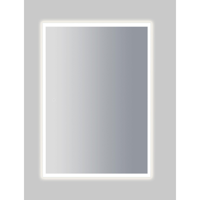 Adema Oblong spiegel - 36x80cm - incl. LED verlichting - spiegelverwarming - touch-schakelaar