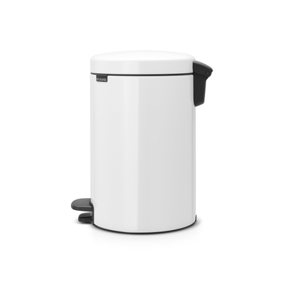 Brabantia NewIcon pedaalemmer 12 liter met kunststof binnenemmer White