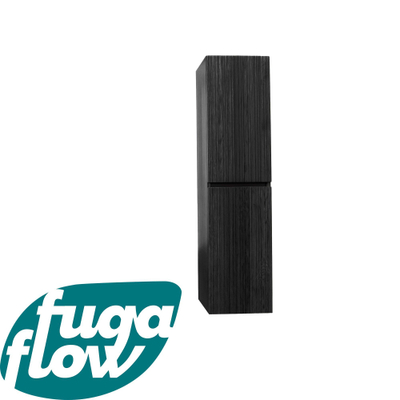 FugaFlow Eccelente Arredo Hoge Kast - 160cm - 2 deuren - greeploos - zwartbruin