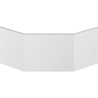 Plieger Contour voorpaneel 125cm voor Contour hoekbad wit