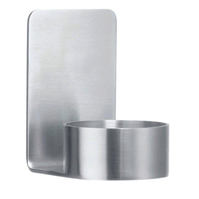 Smedbo Beslagsboden Kaarshouder - 4.5x7x6cm - zelfklevend - RVS Geborsteld Edelstaal