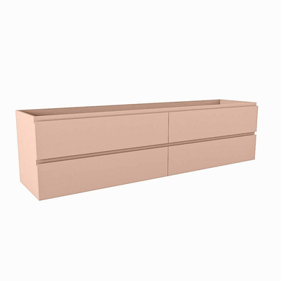 Mondiaz HAY wastafelonderkast - 190x45x50cm - 4 lades - softclose - Rosee