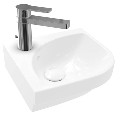 Villeroy & boch Subway 3.0 hoekfontein 32cm 1 kraangat zonder overloop met ceramicplus wit