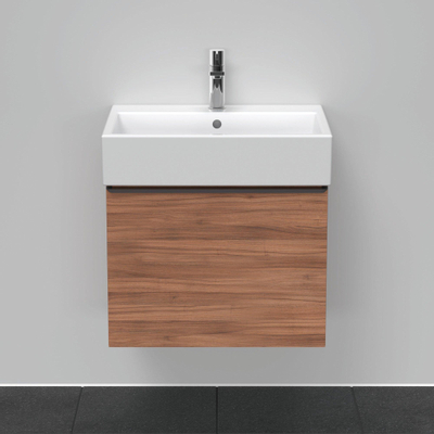 Duravit D-Neo wastafelonderkast 58.4x44x44.2cm 1 lade Noten Mat