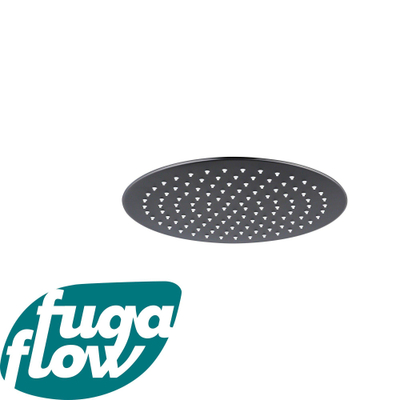 FugaFlow Eccelente Sobrado Badkamer Hoofddouche 25cm - rond - 6mm - gunmetal PVD