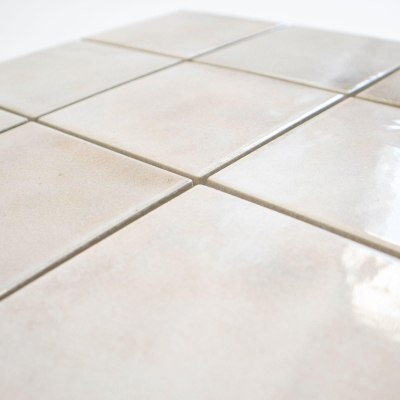 The Mosaic Factory Kasba mozaïektegel - 30x30cm - wandtegel - Vierkant - Porselein Sand glans