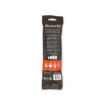 Brabantia PerfectFit Afvalzak - trekbandsluiting - code B - 5 liter - 10 stuks/rol