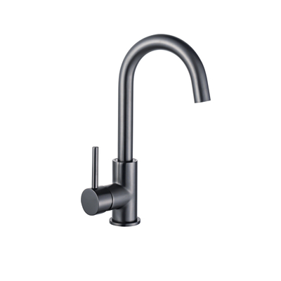 Fortifura Calvi hoge wastafelmengkraan met draaibare uitloop Geborsteld Gunmetal PVD OUTLETSTORE