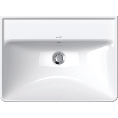 Duravit D-Neo wastafel 60x44x16.5cm zonder kraangat rechthoek Keramiek Wit
