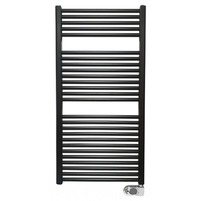 Wiesbaden Elara elektrische radiator 118.5x60cm mat zwart