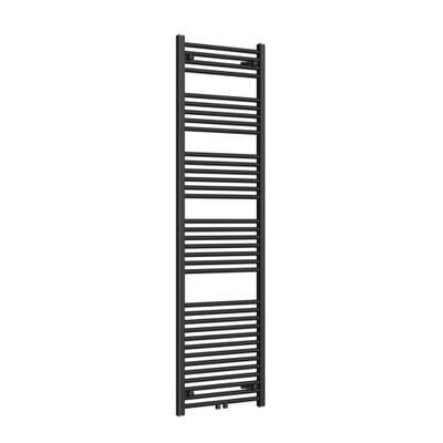 FugaFlow Eccelente Acces badkamer radiator 60x180cm recht middenaansluiting 879watt mat zwart