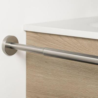 Tiger Boston Handdoekrek - 35x5x5cm - enkel - geborsteld RVS