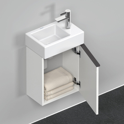 Duravit D-Neo wastafelonderkast 36.4x44x22.2cm Rechtsdraaiend 1 deur wit Mat