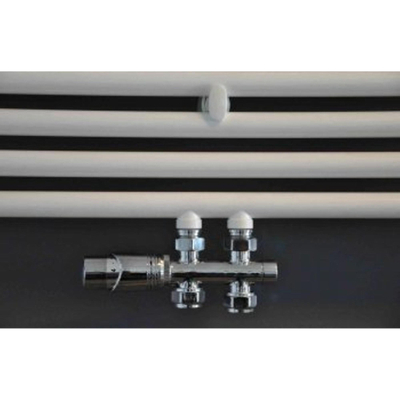 Riko set onderblok compl. recht 16x2,0 +15 knel chroom