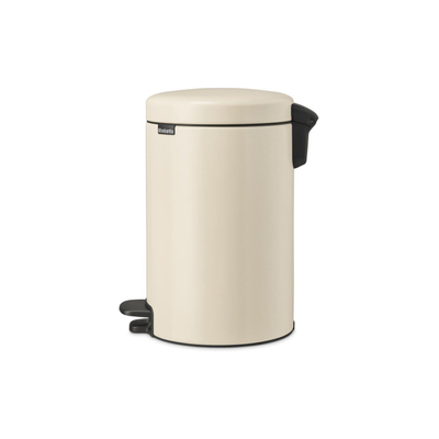 Brabantia NewIcon pedaalemmer 12 liter met kunststof binnenemmer Soft Beige