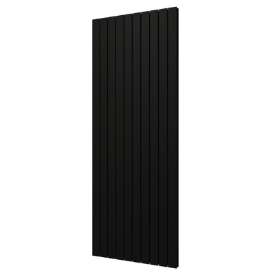 Plieger Cavallino Retto designradiator verticaal dubbel middenaansluiting 2000x754mm 2146W zwart