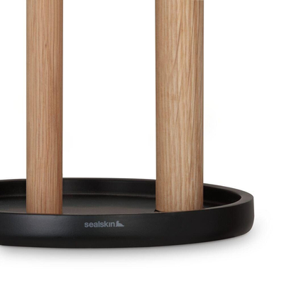 Sealskin Earth Toiletbutler Toiletrolhouder & Reserverolhouder in 1 vrijstaand Eiken