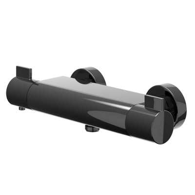 IVY Pact Thermostatische Douchekraan - opbouw - Cooltouch - Zwart chroom PVD