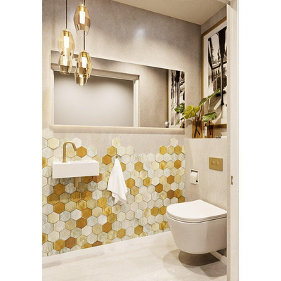 Mondiaz TYNE Fonteinset - 40x23x12cm - wasbak rechts - 1 kraangat - solid surface Talc mat