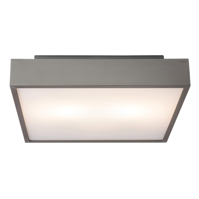 Astro Taketa 400 LED Nood Basis Plafondlamp 40x10cm IP44 verlichting geintegreerd nikkel mat