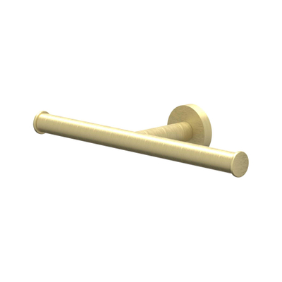 IVY Toiletrolhouder - dubbel - Geborsteld mat goud PVD