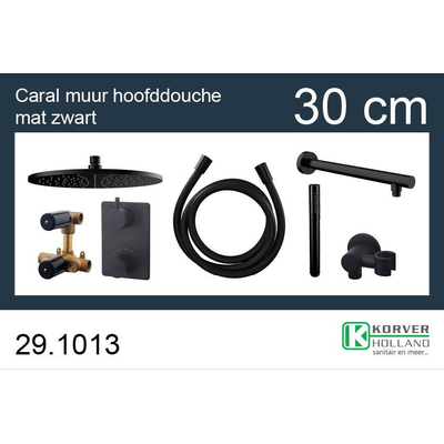 Wiesbaden one-pack inbouwthermostaatset rond type 304 MZ (30cm)