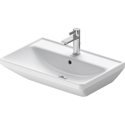 Duravit D-Neo wastafel 65x44x17cm 1 kraangat rechthoek Keramiek Wit