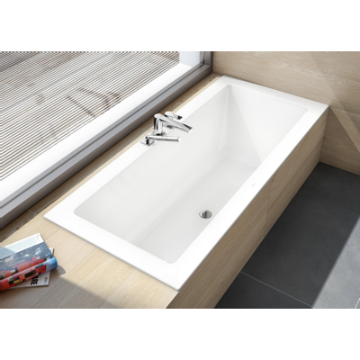 Villeroy en Boch Legato bad rechthoek 180x80cm duo wit SHOWROOMMODEL