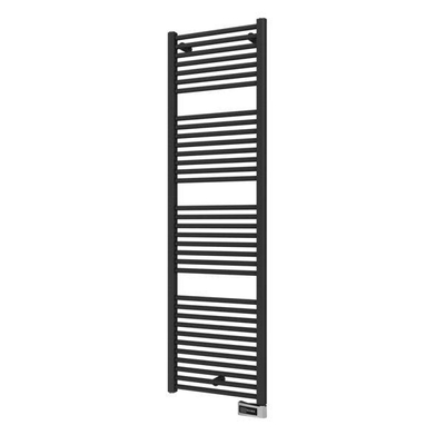 Plieger Palermo-EL III/Fischio elektrische designradiator horizontaal 1702x500mm 700W zwart grafiet (black graphite)