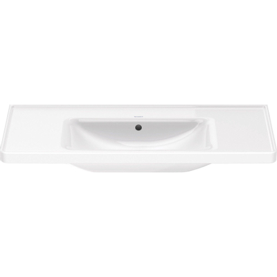 Duravit D-Neo wastafel 100.5x48x17cm 1 kraangat rechthoek Keramiek Wit