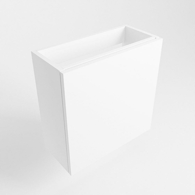 Mondiaz FOWY fonteinonderkast - 50x22x50cm - 1 deur - push to open - softclose - Talc