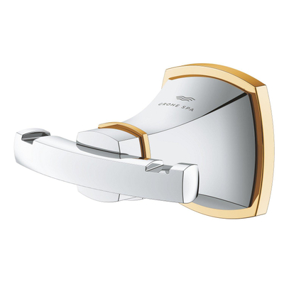 GROHE Grandera Handdoekhaak - dubbel - chroom/goud